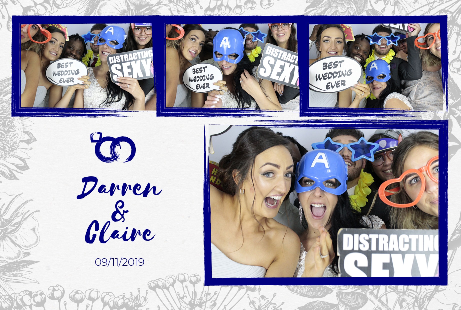 Darren and Claire’s Wedding  | View more photos from the event at gallery.myphotoboothexperience.co.uk/u/MyPhotoBoothExperienceLtd/Darren-and-Claire’s-Wedding